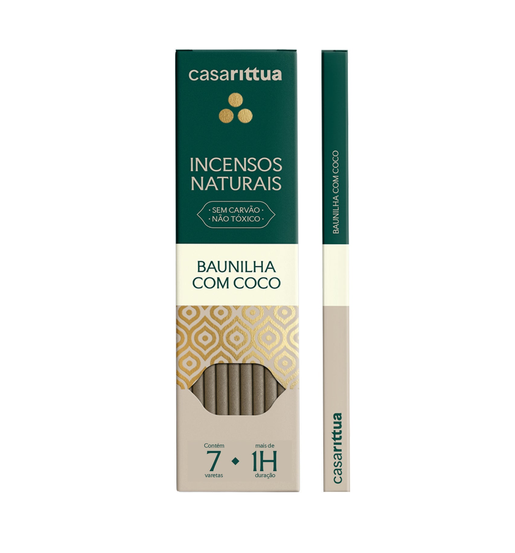 INCENSO CASARITTUA BAUNILHA COM COCO